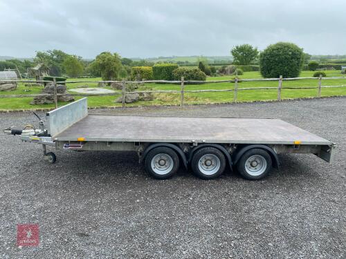 2021 IFOR WILLIAMS 14' TRI-AXLE TRAILER