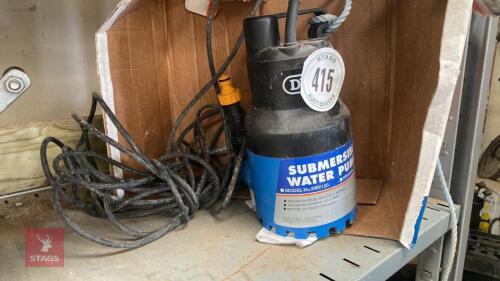 SUBMERSIBLE WATER PUMP