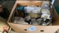 BOX OF MISC, BULBS, MUGS ETC - 2