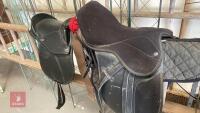 2 SADDLES, GIRTHS, TACK ETC - 2