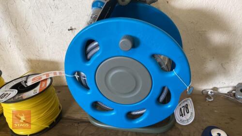 20M GARDEN HOSE REEL & SPRAY GUN