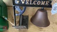 CAST IRON HORSE DOORBELL - 3