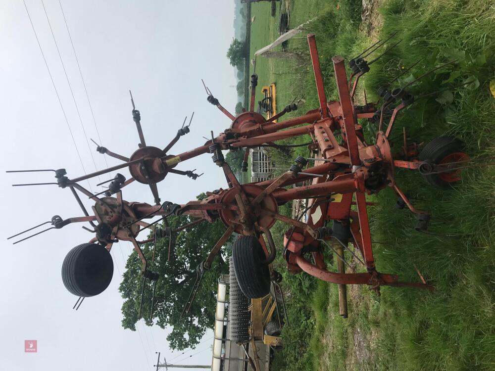 KUHN 6 ROTOR HAY TEDDER