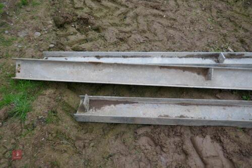 3 LENGTHS OF STEEL RSJ'S