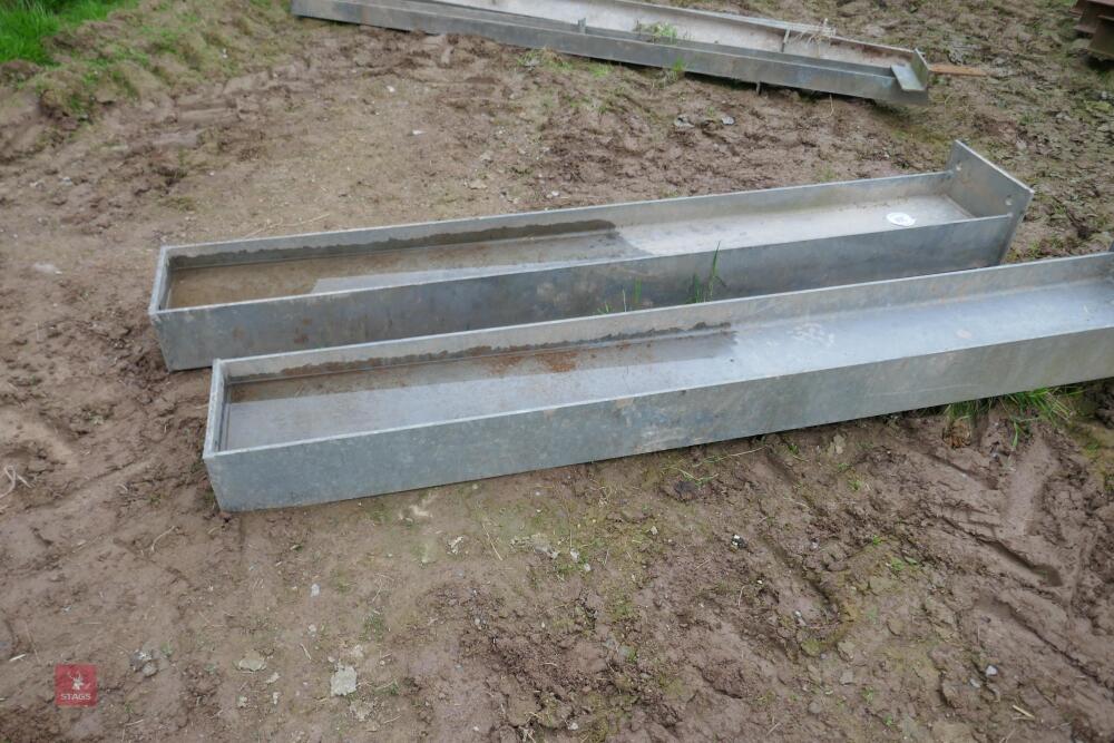 2 LENGTHS OF 10" X 6" STEEL RSJ'S