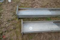 2 LENGTHS OF 10" X 6" STEEL RSJ'S - 5