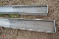 2 LENGTHS OF 10" X 6" STEEL RSJ'S - 6