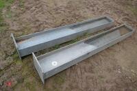 2 LENGTHS OF 10" X 6" STEEL RSJ'S - 7