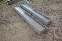 2 LENGTHS OF 10" X 6" STEEL RSJ'S - 8