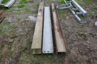 3 LENGTHS OF STEEL RSJ'S - 4