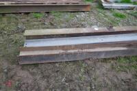 3 LENGTHS OF STEEL RSJ'S - 8