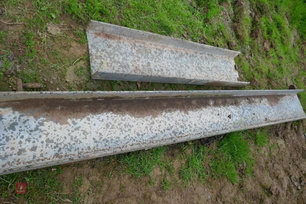 2 LENGTHS OF STEEL CHANNEL