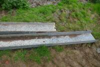 2 LENGTHS OF STEEL CHANNEL - 6