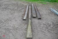 4 LENGTHS OF STEEL RSJ'S - 5