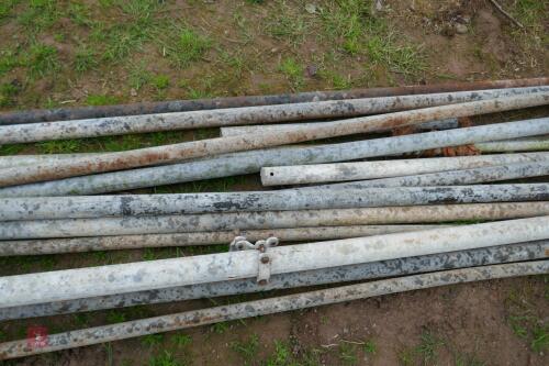 14 MIXED LENGTHS OF STEEL PIPE