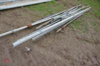 14 MIXED LENGTHS OF STEEL PIPE - 9