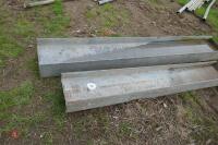 2 LENGTHS OF STEEL RSJ'S - 7