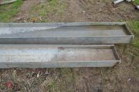 2 LENGTHS OF STEEL RSJ'S - 8