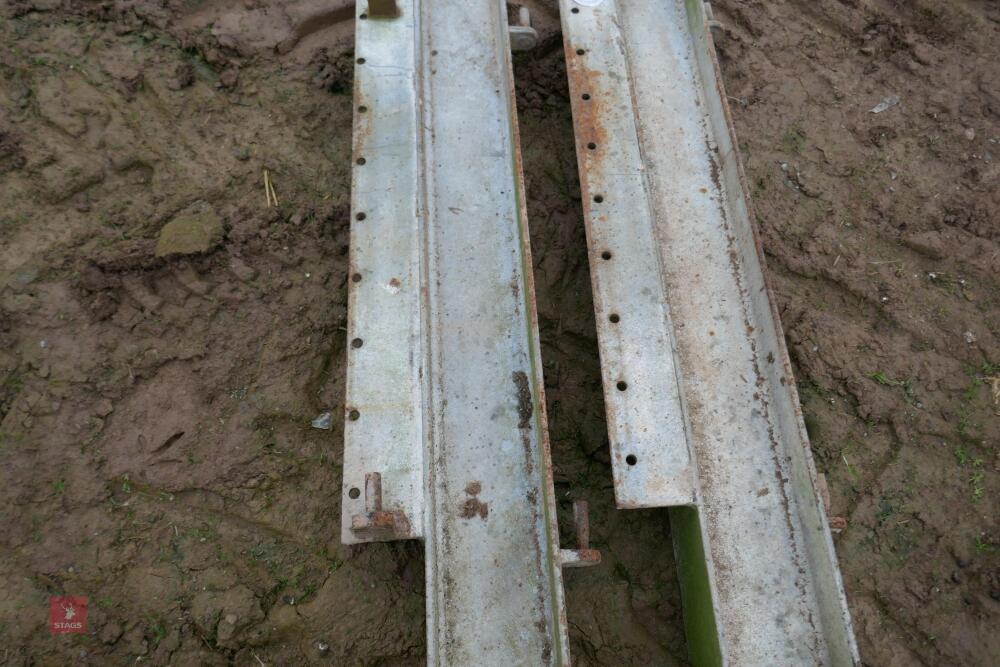 2 LENGTHS OF STEEL RSJ'S