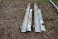 2 LENGTHS OF STEEL RSJ'S - 4