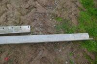 2 LENGTHS OF STEEL ANGLE IRON - 4