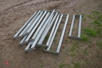 9 STEEL DOUBLE POLE FRAMES - 5