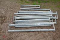 9 STEEL DOUBLE POLE FRAMES - 7