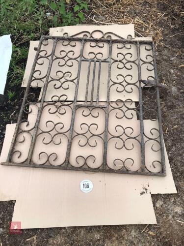 DECORATIVE METAL GARDEN GATE