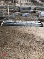 2 X 9' FEED TROUGHS - 2