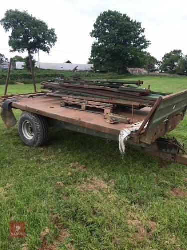 FRAZER 4T SINGLE AXLE HYD TIPPING TRAILER