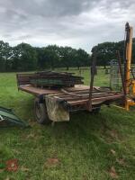 FRAZER 4T SINGLE AXLE HYD TIPPING TRAILER - 8