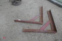 2 3" X 3" ANGLE IRON CORNERS - 2