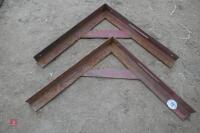 2 3" X 3" ANGLE IRON CORNERS - 4