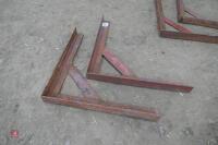 2 3" X 3" ANGLE IRON CORNERS