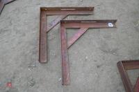 2 3" X 3" ANGLE IRON CORNERS - 2