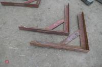 2 3" X 3" ANGLE IRON CORNERS - 3