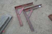 2 3" X 3" ANGLE IRON CORNERS - 5