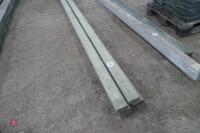 4 UNUSED LENGTHS OF TIMBER