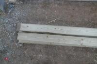 4 UNUSED LENGTHS OF TIMBER - 3