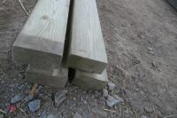 4 UNUSED LENGTHS OF TIMBER - 5