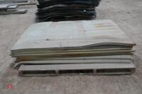 12 USED CUBICLE MATS & 12 FOAM BEDS - 5