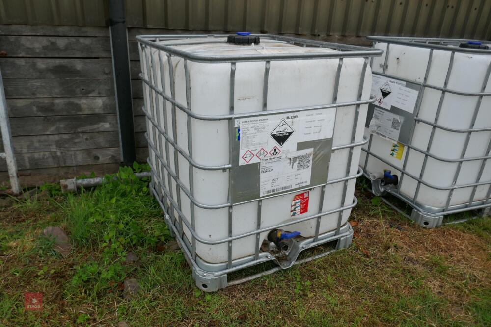 1,000 LITRE IBC CONTAINER