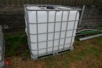 1,000 LITRE IBC CONTAINER