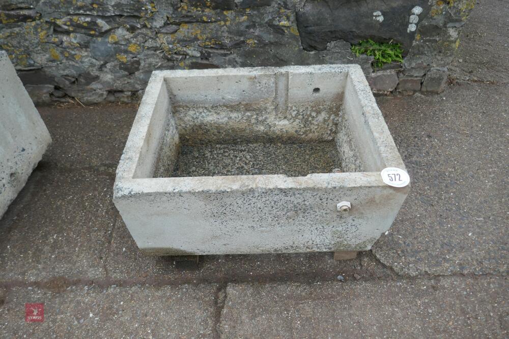 CONCRETE WATER TROUGH