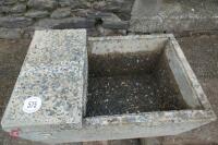 SINGLE CONCRETE WATER TROUGH - 3