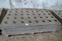 20 RUBBER 'SILOSEAL' SILAGE PIT MATS