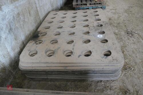 20 RUBBER 'SILOSEAL' SILAGE PIT MATS