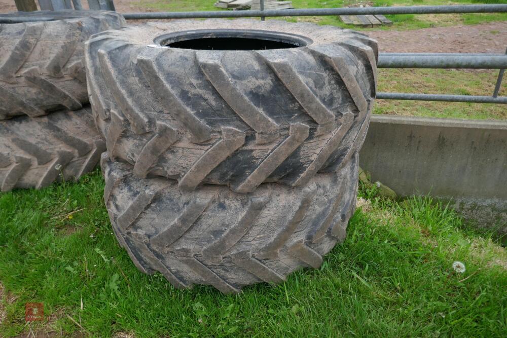 2 MITCHELIN 460/70 R24 MANTIOU TYRES