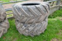 2 MITCHELIN 460/70 R24 MANTIOU TYRES - 2