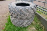 2 MITCHELIN 460/70 R24 MANTIOU TYRES - 4